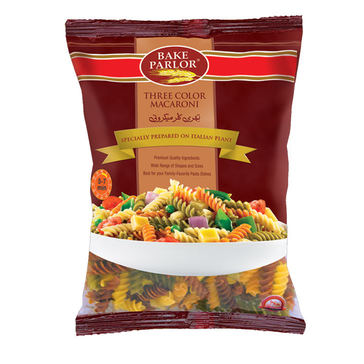 Bake Parlor Three Color Macaroni - 400 gm