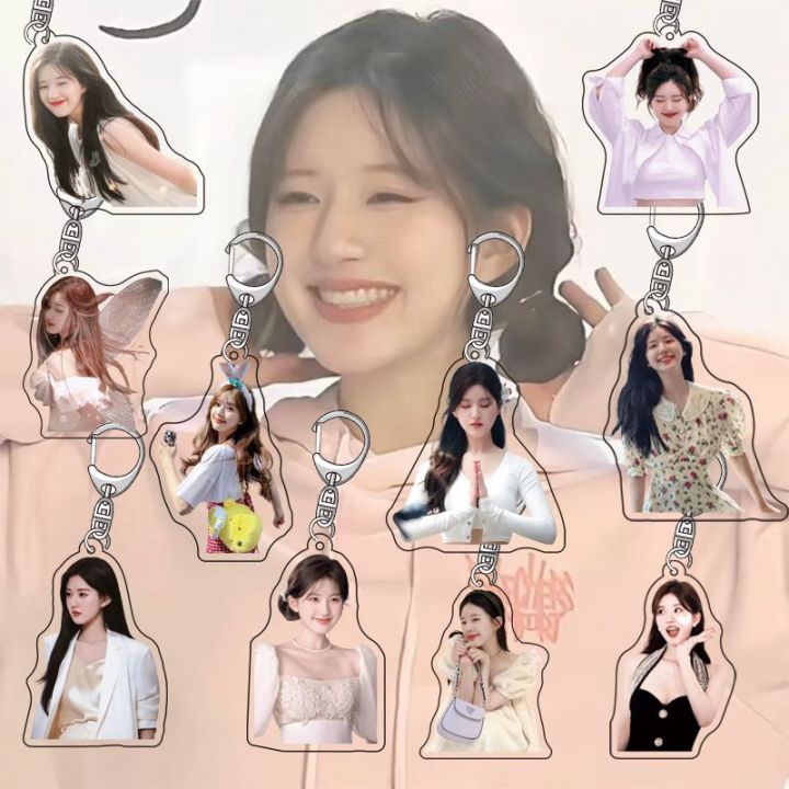 [ New ] Zhao Lusi Acrylic Keychain Peripheral Double-Sided Support Fans Girl Heart Girlfriends Classmates Schoolbag Pendant Pendant