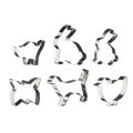 6pc Animal Shapes Cutter Set - Premier Home 806410. 