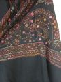 Black Pashmina female shawl. 