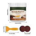 Wood Filler Putty 150g Stainable Wood Crack Filler Wooden Furniture Repair Kit Wood Hole Filler for Cabinets Tables Floors Doors. 