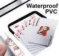 Gold/Silver Foil Plying Crds, best for playing indoor and outdoor with friends and family, Smooth Shuffling, Waterproof, Cheapest in prices, Imported Quality Cards, Tash, Pokar Dack. 