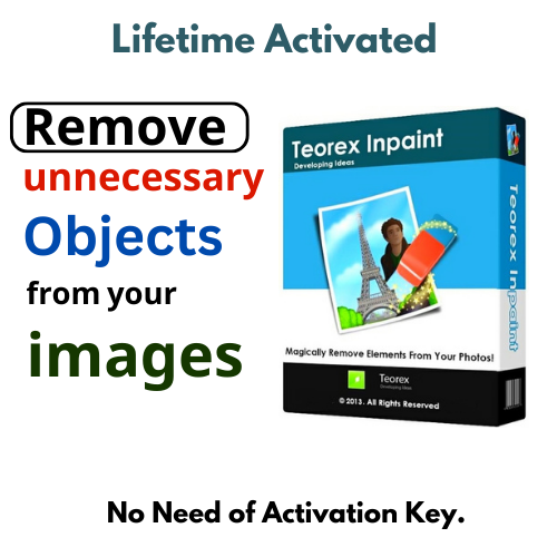 Teorex Inpaint: Removes unwanted objects from your photos .(Lifetime Activated)