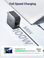 U-Green Nexode 100W USB C Wall Charger - 2 Ports - For Apple MacBook / Andoird Mobiles / Samsung Tablets. 