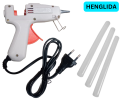 HIGH QUALITY Henglida Hot Glue Gun Small, Hot Glue Gun with Sticks - Hot Melt Silicone Gun Glue Crystal Clear 25w. 