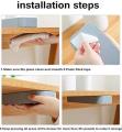 Hidden Drawer Under Table Plastic Desk Organizer Storage Box - Multicolor Under Desk Drawer,Hidden Drawer Storage Box,Tray Mini Desk Organizer Expandable Drawer Tray Self-Stick Pop-Up Hanging Drawer for Pencil,Pen,Office Items - 1 PCs. 