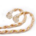 KZ 8 Core Gold Silver Copper Mixed Plated Upgrade Cable Earphones Cable With 3.5mm 0.75mm Pin KZ ZSN PRO ZSX DQ6 ZAX ZS10 PRO. 