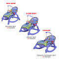 3 in 1 Portable Infant Bouncer Seat & Rocker For Baby, Kids & Toddlers Baby Boys & Girls Infant Carry Cot Seat With Calming Vibration Toy Adjustable & Recline Rocker To Seat Folds For Portability & Storage, Easy To Carry (ASSORTED COLORS). 