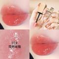 Tik Tok Xiaoshu light lines and discoloration lip essence oil moisturizing and repairing non-stick cup lip oil lipstick lipstick. 
