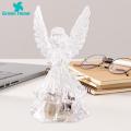 Green Home Angel Lamp Creative Shape 3D Angel Night Light Desktop Decoration. 