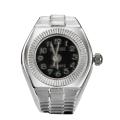 Finger Ring Watch Shape Stretchy Unisex Pointer Round Dial Quartz Watch Ring for Cocktail Party. 