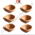 Clay Pot Diya (Chiragh) Pack of 6 - Small Dia. 