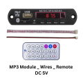 5V Bluetooth MP3 Player Module Kit with Remote Control | USB/TF/AUX/FM Radio Audio Decoder Circuit | Sound for Car & Ampifiers DIY Projects. 