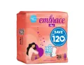 Embrace Essential Maxi Thick Sanitary Pads Extra Long Trio Pack 26 Pads. 