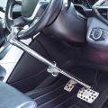 Pedal Lock Anti Theft Double Hook Clutch Brake Lock Steering Wheel Locks for Cars (Chrome Body). 
