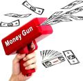 Supreme Money G.u.n Cash Cannon G.u.n with 100PCS Money Spray G.u.n Make It Rain G.u.n Money Toy G.u.n Cash G.u.n. 