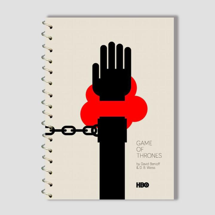 Spiral Notebook A4 or A5  -  Game of Thrones Cover