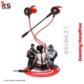 Maxon G-02 Gaming Handsfree- Super Bass In-Ear Gaming Earphones for Pubg/Cs/Cod/Fortnite- Compatible For All Smartphones - 360° Flexible Mic- Noise Cancelling Gaming Headphones | Rs universal Store. 