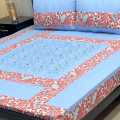 Premium Quality Cotton -  Duck  Patch Work King Size Bed Sheet. 