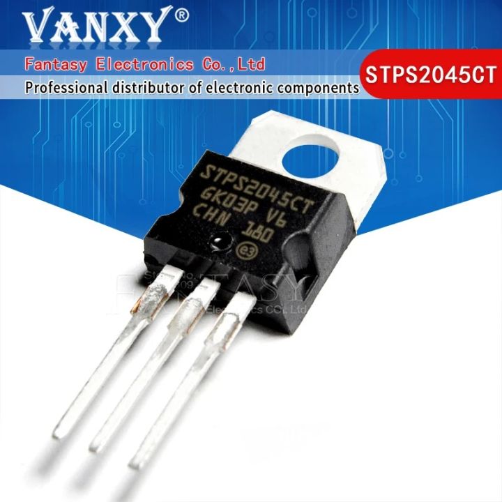 10pcs STPS2045CT TO-220 STPS2045C TO220 45V 20A STPS2045 STPS30150CT STPS30150 STPS20100CT STPS20100