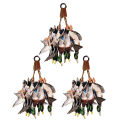 Modeow High-quality Duck Ornament Waterfowl Hunting Christmas Ornaments Set Duck Hunting Decor for Car Tree Festive Car Mirror Hanging Decoration Buyer's Favorite Rustic Hunting Ornament. 