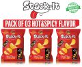 Stack-it Potato Chips Hot and Spicy (PACK OF 03) | ZEE SNACKS - MD FOOD INDUSTRIES. 