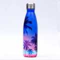 Beautiful Printed Stainless Steel 500ml Water Bottle Double wall Vacuum Flask Insulated High Quality Printed Water Bottle. 