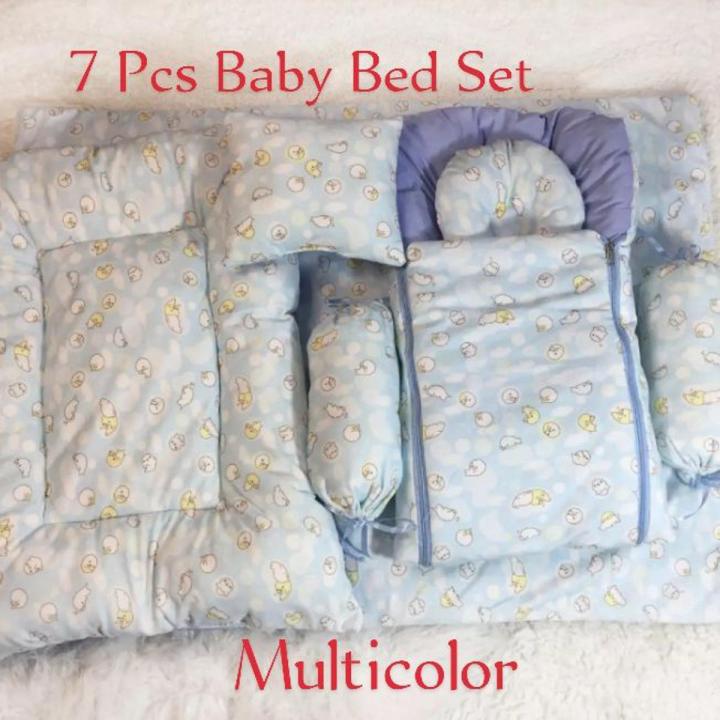 Baby Sleeping set 7 Piece Complete Bedding Set