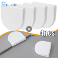 1-4pcs Shower Curtain Clip Bathroom Shower Curtain Clip Wind-Proof Splash-Proof Perforated Shower Curtain Clips Fixing Clips. 
