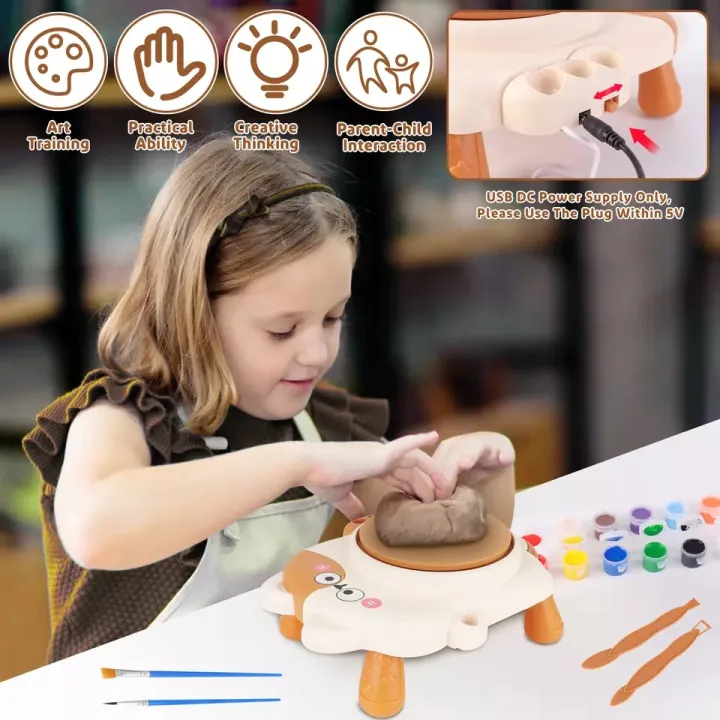 Kids%20DIY%20Mini%20Electric%20Pottery%20Wheel%20Ceramic%20Machine%20Clay%20Work%20Tool%20Studio%20Kit%20-%20Image%204