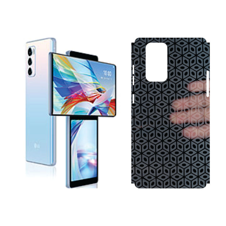 Lg Wing Rug Case LG Wing 5G Back Paper Glitter BWS GLT530 Sami-Transperent Sheet Anti ...