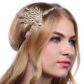 Vintage 1920s Great Gatsby Headband Flapper Girl Fancy Party Costume Hair Accessories Stone Pearl Bridal Headpiece. 