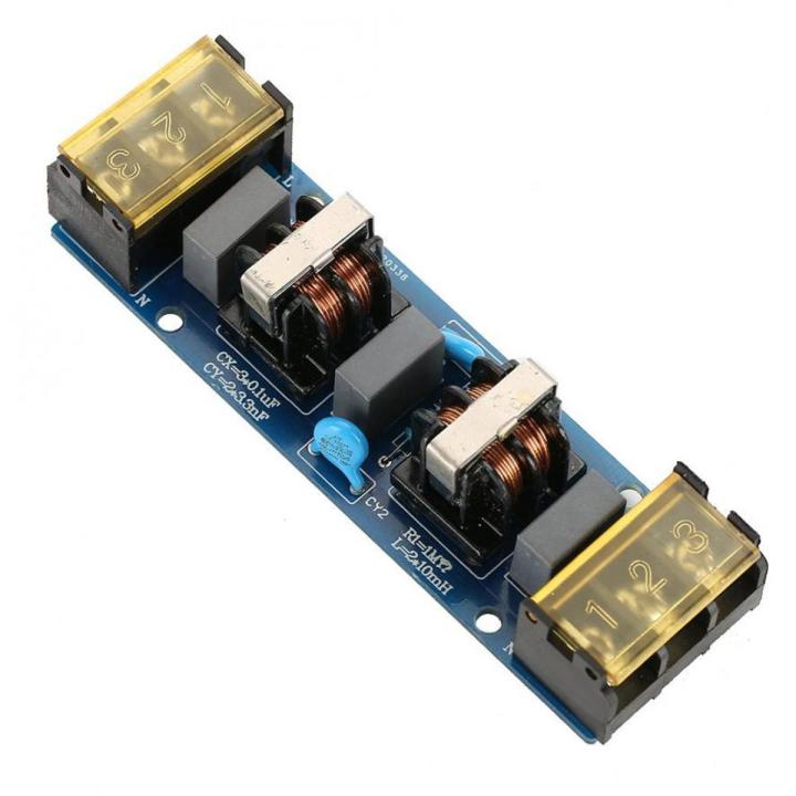 6A/25A EMI Filter Module Board Power Two-stage Low-pass For Supply