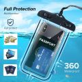 Waterproof mobile case Photo shoot/video Underwater Full View Waterproof Case for Phone Underwater Snow Rainforest Transparent Dry Bag Swimming Pouch Big Mobile Phone Covers. 