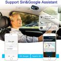 Aigital New T825 Bluetooth Car Speakers, Wireless In-car Speakerphone with Clear and Loud Sound, Hands free car kits for Talking & Music Streaming, Support Siri / Google Assistant with Visor Clip uk import a583. 