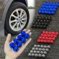 20PCS 4 Colors Car Wheel Caps Bolts Covers Nuts Silicone Protectors. 