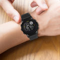 Tookss Silicone Watch Band Compatible For Garmin Descent G1 Smart Watch Strap Stainless Steel Buckle Sports Waterproof Wristband. 