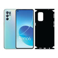 Oppo Reno 6 Back RHINO-0007 Black Sheet Anti-stain Wrap Cover. 