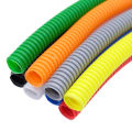 1/3M PP Insulated Corrugated Tube Auto Line Pipe Harness Wire Wrap Colorful Threading Plastic Split Wire Loom Protection Sleeve. 