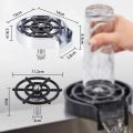 Glass Rinser Automatic Dishwasher High Pressure Faucet Glass Rinser Automatic Cup Washer Bar Kitchen Beer Ktv Milk Tea Cup Cleaner Tool Sink Accessories Gadgets. 