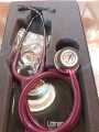 Littmann® Classic III™ 3M™  Monitoring Stethoscope, Mirror Chestpiece, Plum Tube, Pink Stem and Smoke Headset. 