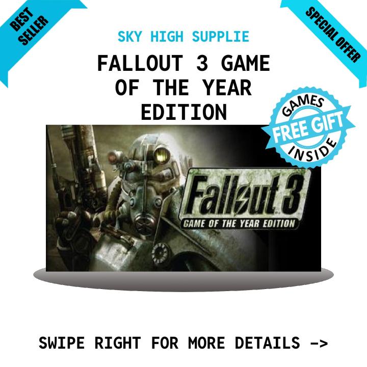 FALLOUT 3 GAME OF THE YEAR EDITION Game for PC - with complete ...