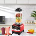 Silver Crest Heavy Duty German Powerful Blender 2Large-Capacity which is quite suitable for making frozen drinks for the entire family Adjustable 15 levels of rotating speed |ice crushing Function (RED). 