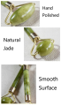 Facial Massage Jade Roller Double Heads Jade Stone Face Lift Hands Body Skin Relaxation Slimming Beauty Health Skin Care Tools. 