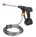 WIRELESS Rechargeable Car Washer AC Cleaner Metal Portable Wireless Tile Washer Alge Remover Stain Cleaner Dirt Remover Adjustable High Pressure Washer Nozzle Car Water Spray Wash Garden Tool Hose Nozzle High Pressure Water Spray Sprayer Garden Auto Car. 