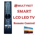 MultyNet SMART LCD LED TV Remote Control Without Voice with YouTub & Netflx button. 