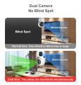 DUAL LENS - 4MP CCTV - CCTV Camera - 4 MP DOUBLE LENS  Wifi Camera - Wifi Smart Camera - CCTV Camera Wifi - Home Security Camera - Wifi Camera Blub Socket - Security Camera For Home Wifi - Camera CCTV  - Security Camera For Home. 