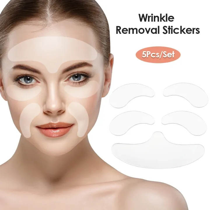 BeliefMelief Profesional Reusable Silicone Wrinkle Removal Sticker Face ...