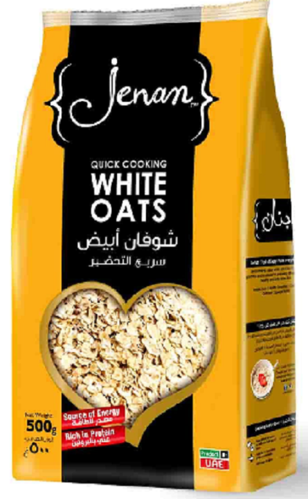JENAN White Oats Quick Cooking 500g Pouch