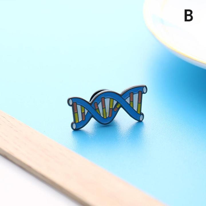 Pin Microscope Beaker Chemical Molecular DNA Biological Brooches Badges ...